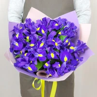 19 ирис монобукет